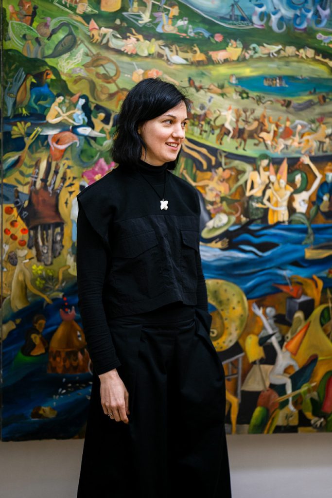 Аліна Гаєва, візит до майстерні Аліни Гаєвої